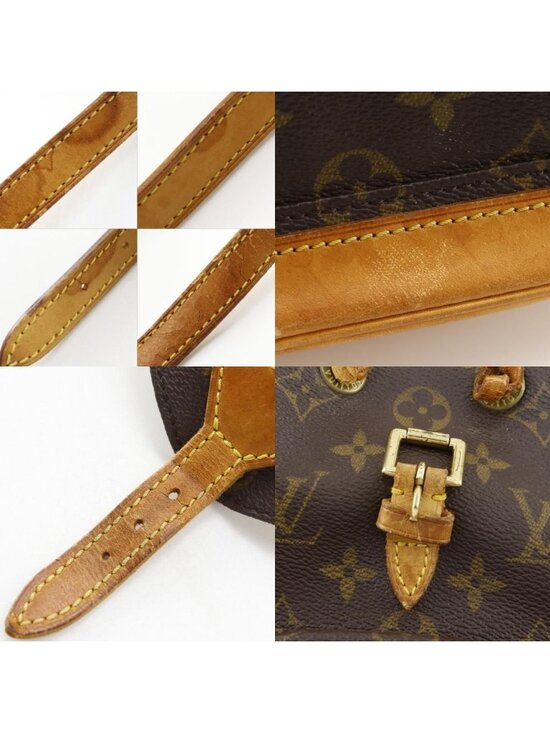 Louis Vuitton Mini Montsouris Canvas Brown Backpack main image 8